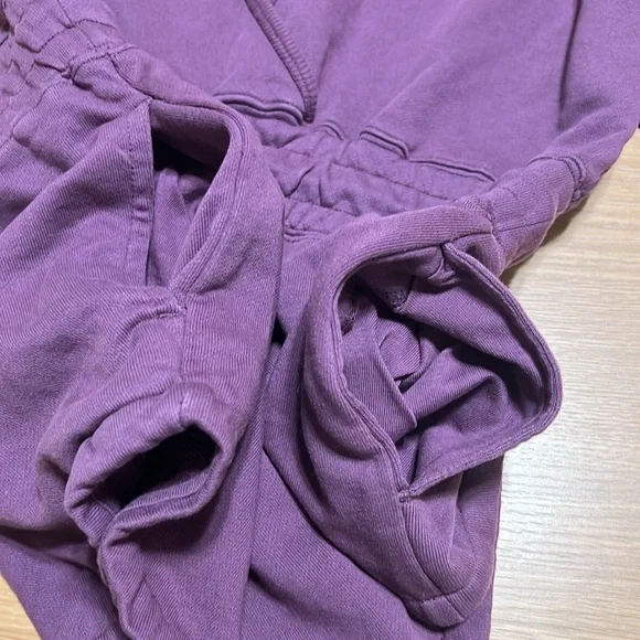 Free people By FP movement women romper Jumpsuit size XS deep purple NWOT - Picture 13 of 16